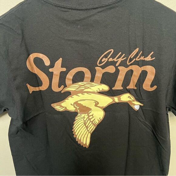 Urban Outfitters NWT Storm Golf Flockin T-Shirt Black Size Small - Picture 11 of 12